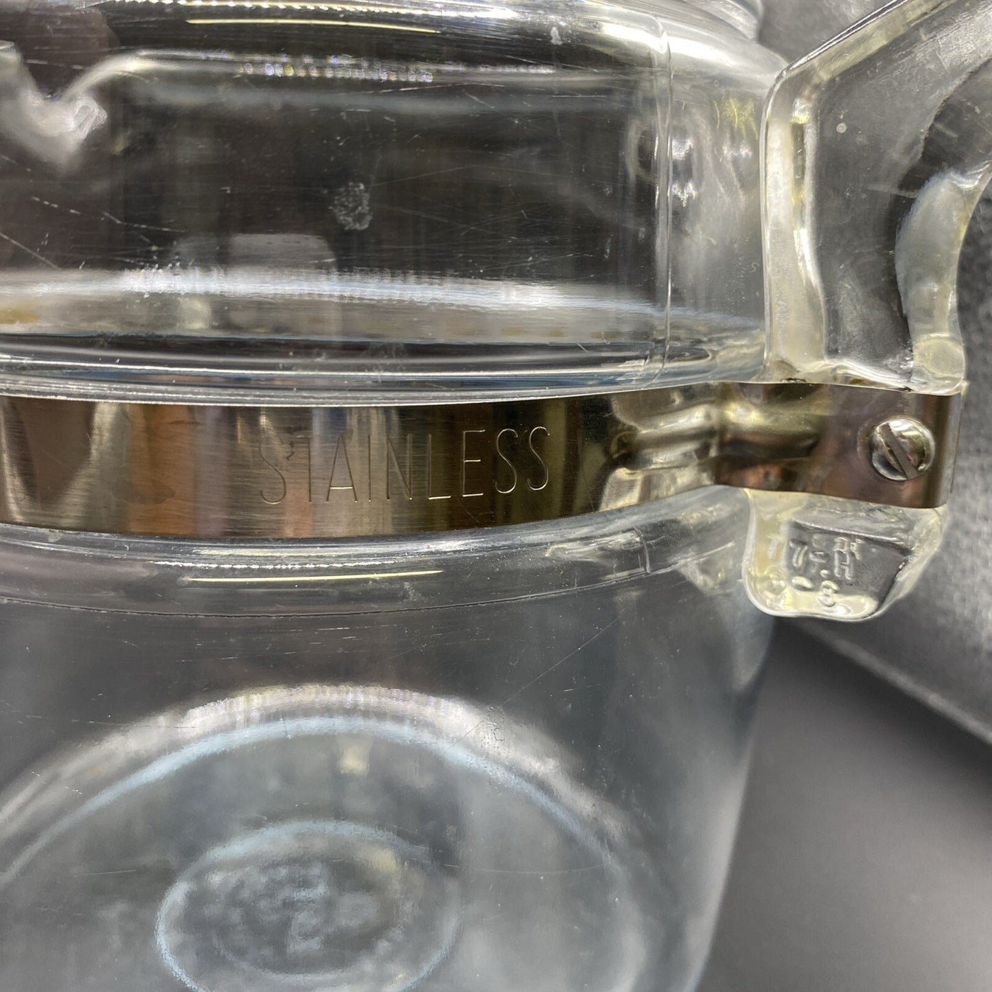 Vintage Pyrex 7756-B Flameware Glass Percolator Coffee POT AND LID ONLY 6 Cup