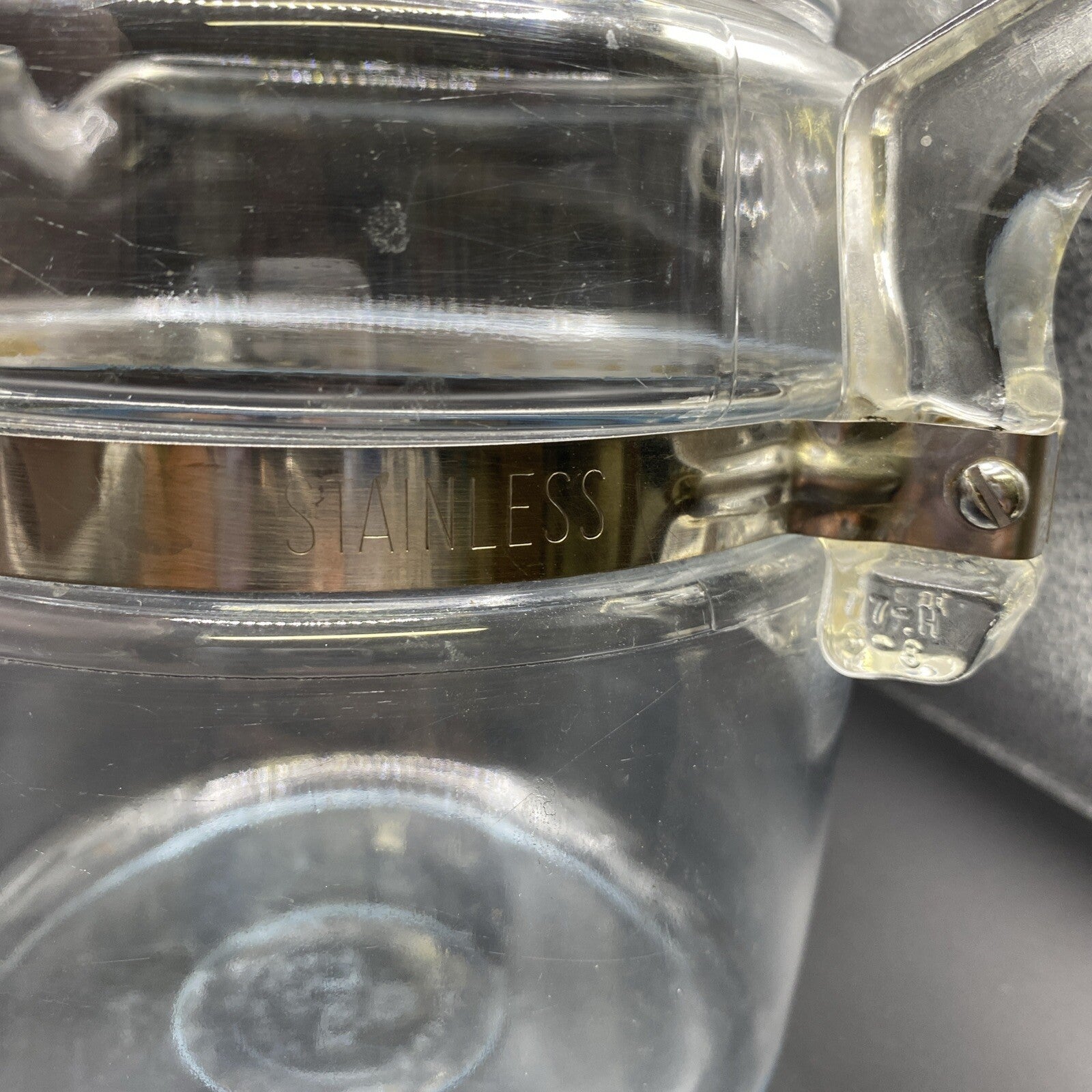 Vintage Pyrex 7756-B Flameware Glass Percolator Coffee POT AND LID ONLY 6 Cup