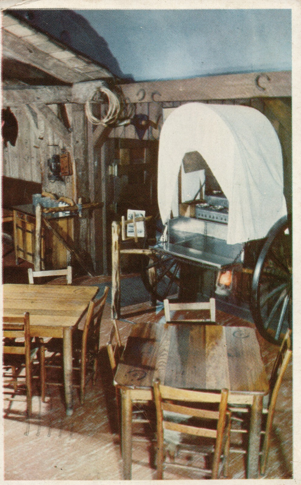  Kelly's Champion Corral Restaurant Houston Tex Texas TX Postcard  