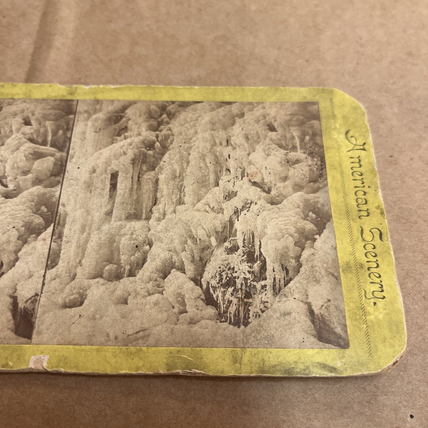 AMERICAN SCENERY POLYCHROME STEREOVIEW Color Card