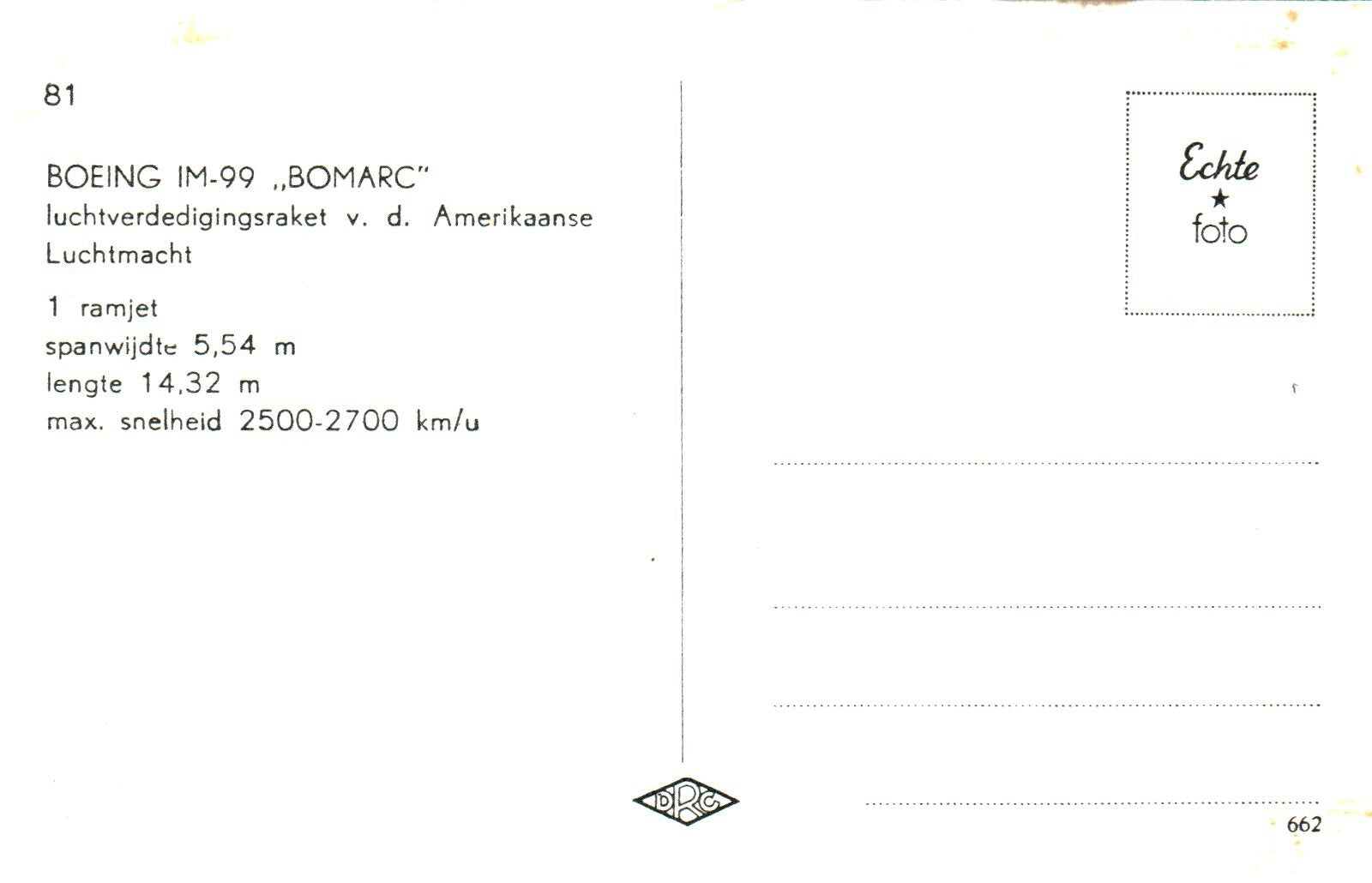 Boeing IM-99 Vintage Airplane Real Photo Postcard