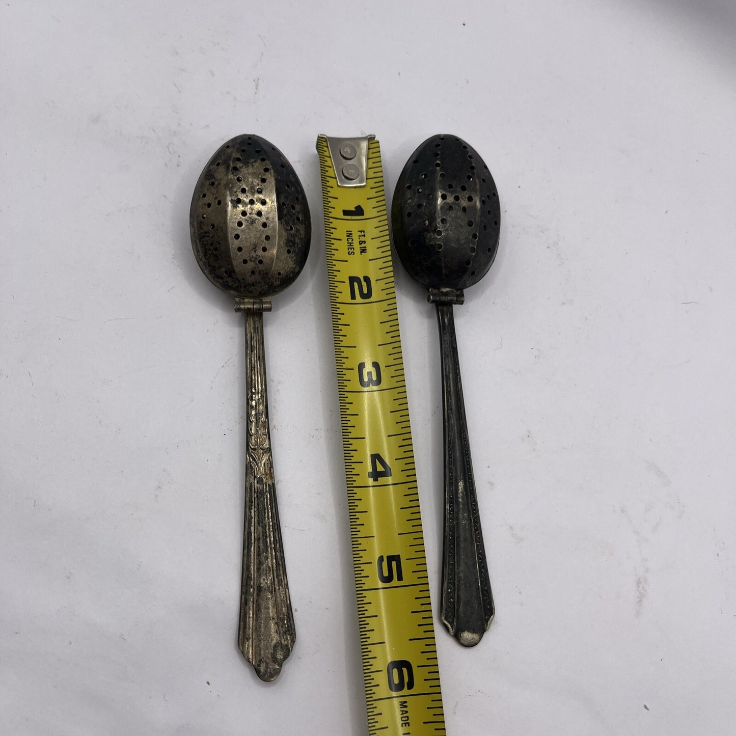 2 Tea Infuser Strainer Spoon One Is Wm A Rogers A1 Plus Oneida Silverplate