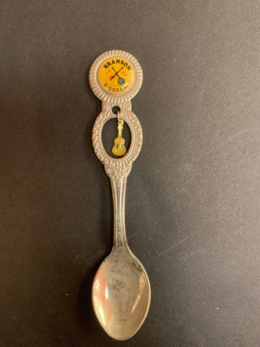 Vintage Branson Missouri Guitar Charm Souvenir Spoon