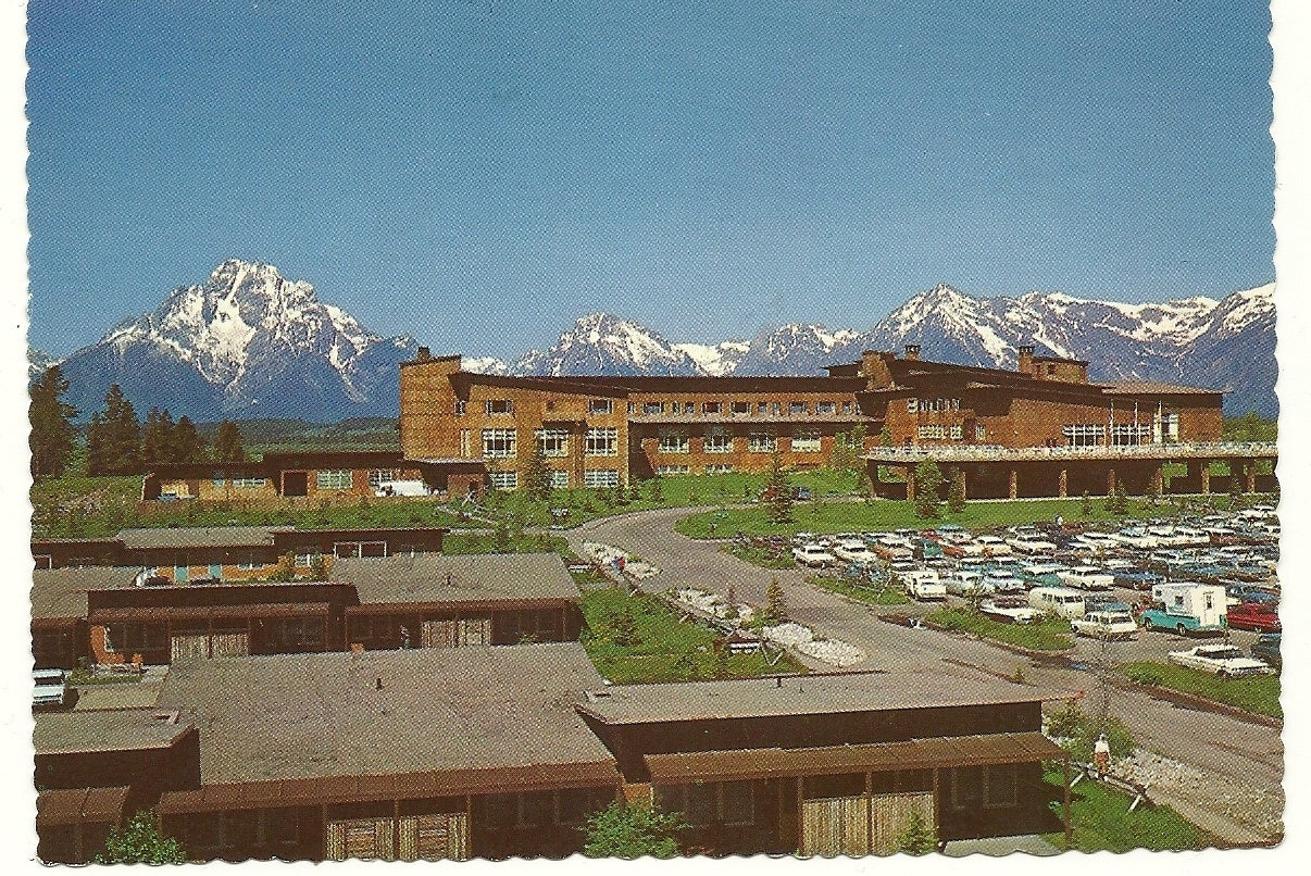 Jackson Lake Lodge Grand Teton National Park Wyoming Mt. Moran Post Card Hotel