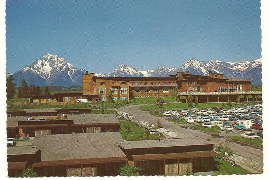 Jackson Lake Lodge Grand Teton National Park Wyoming Mt. Moran Post Card Hotel