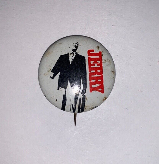 Vintage Jerry Ford Walking 1-2/8" Litho Pinback