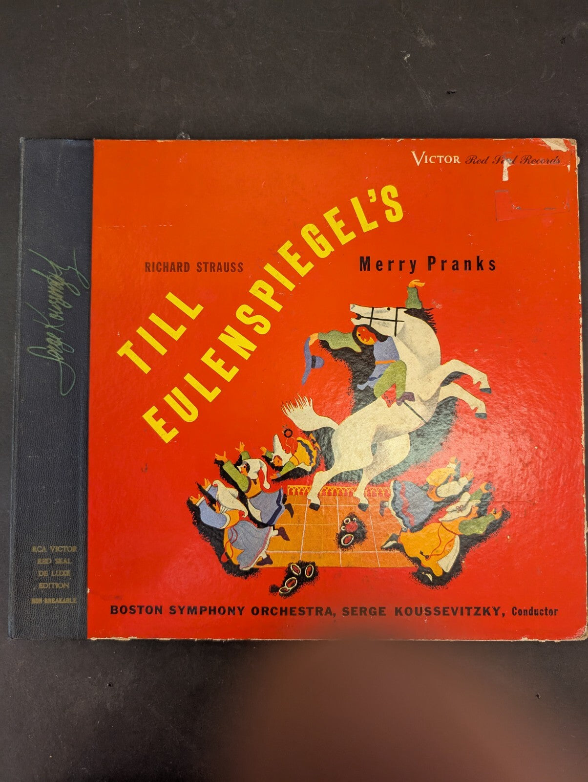 Till Eulenspiegel's Merry Pranks Boston Sym Orch. Conductor Koussevitzky 78 RPM
