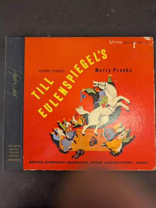 Till Eulenspiegel's Merry Pranks Boston Sym Orch. Conductor Koussevitzky 78 RPM