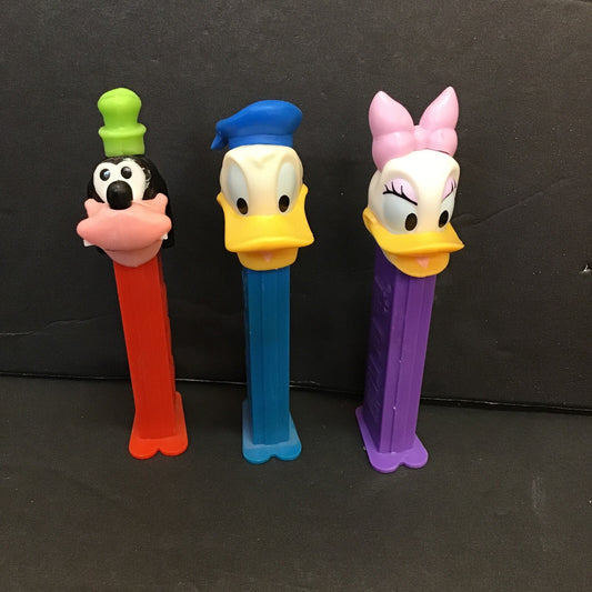 Vintage Disney Pez Dispensers Goofy, Donald Duck and Daisy Duck