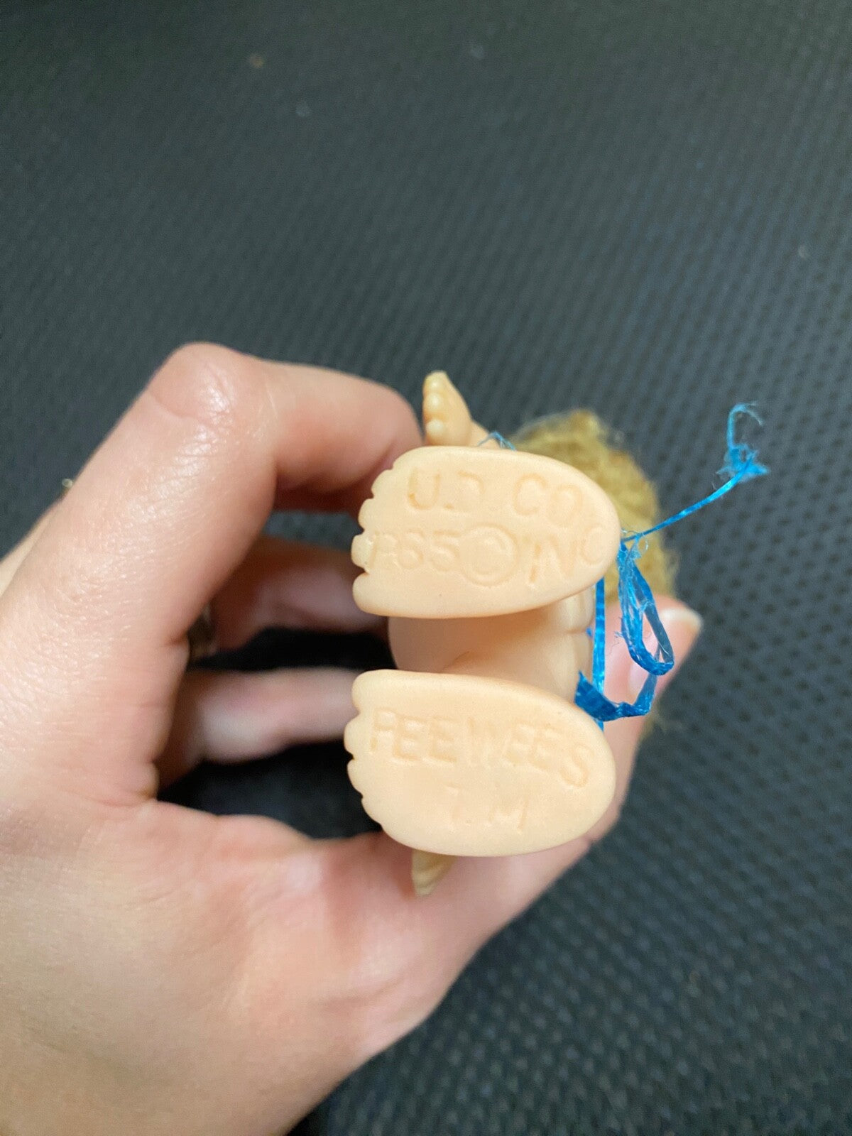 Vintage 1965 Pee Wee Doll U.D. Co Inc. W/ Blue Dress Shoes & Socks