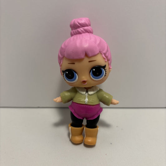 LOL Surprise Doll - Cozy Babe Winter Chill Series Pink Hair & Shorts Tan Boots
