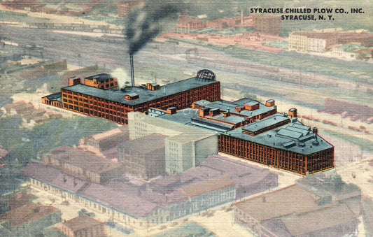 Syracuse Chilled Plow CO. INC. Syracuse, New York Vintage postcard
