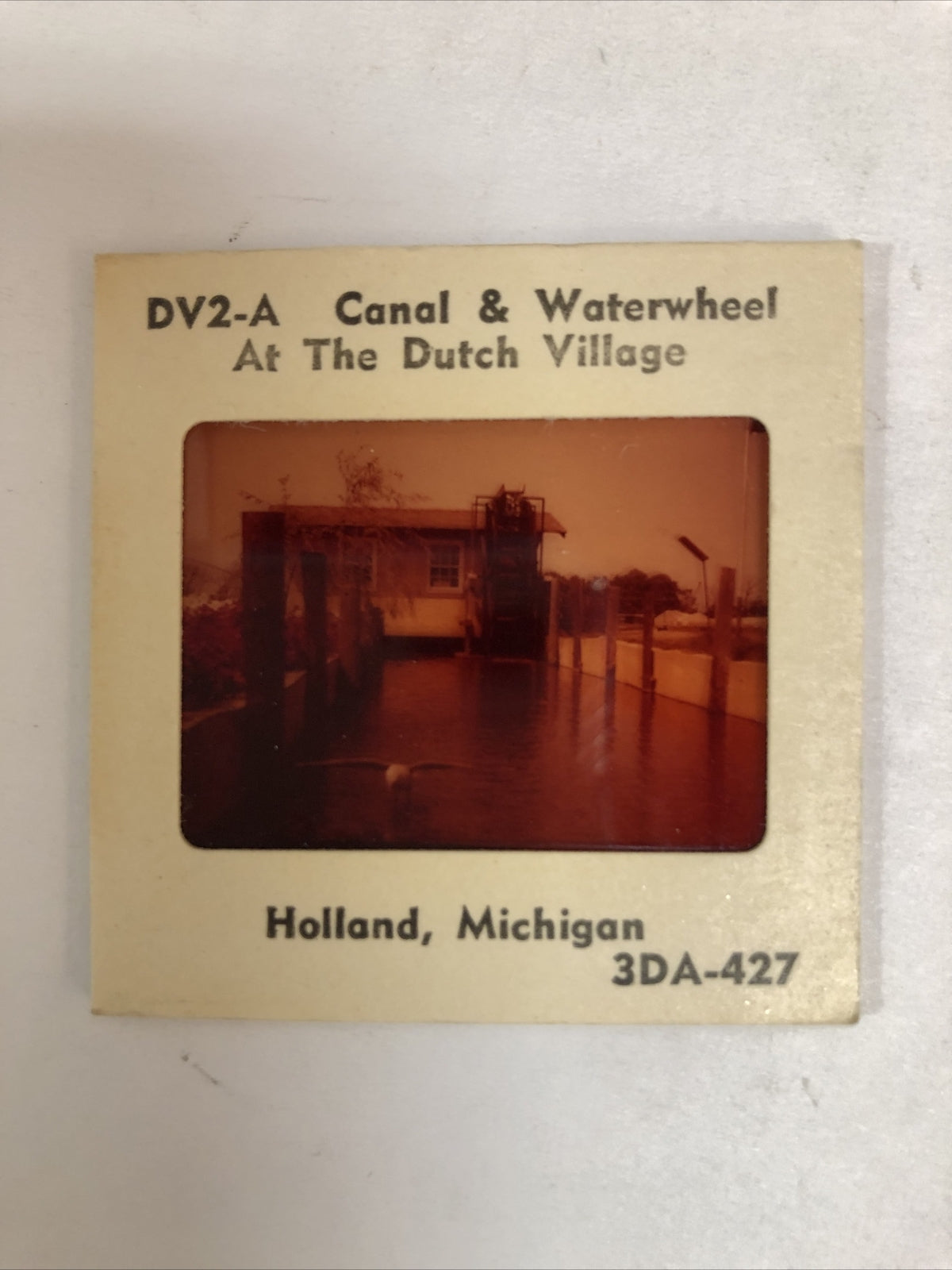 1960's 9 SLIDES Windmill Island Holland MICHIGAN Tulips Windmill