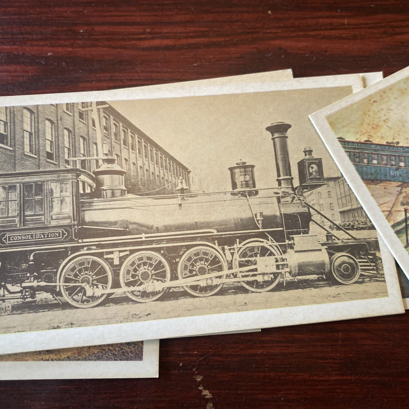 Complete Set of 40 American Heritage Picture and History Cards -Trains 1829-1960