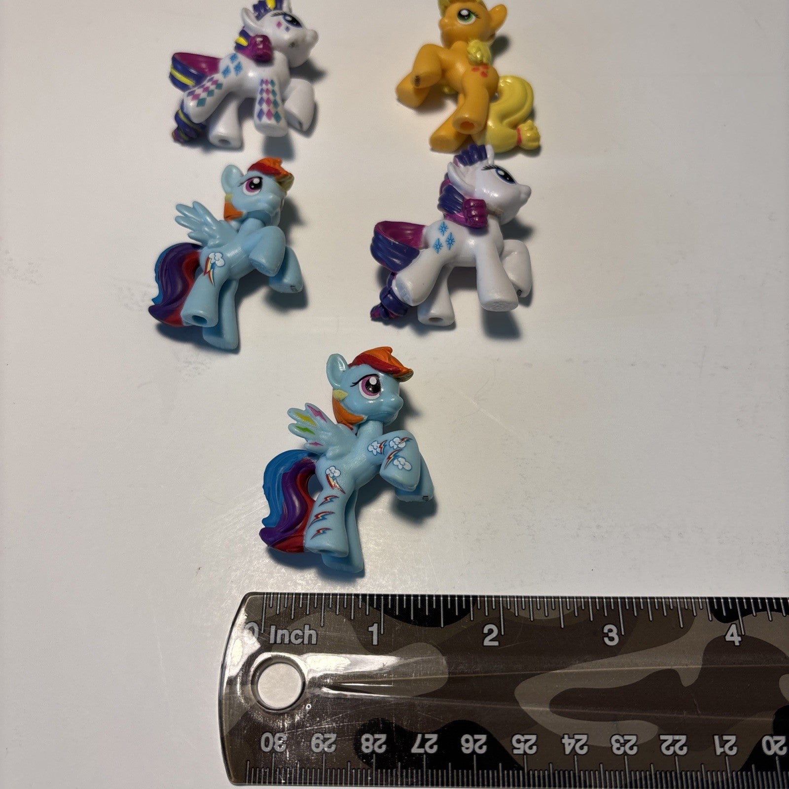 Lot of 5 My Little Pony Mini Figures 1-1/2" x 2" Toy Hasbro