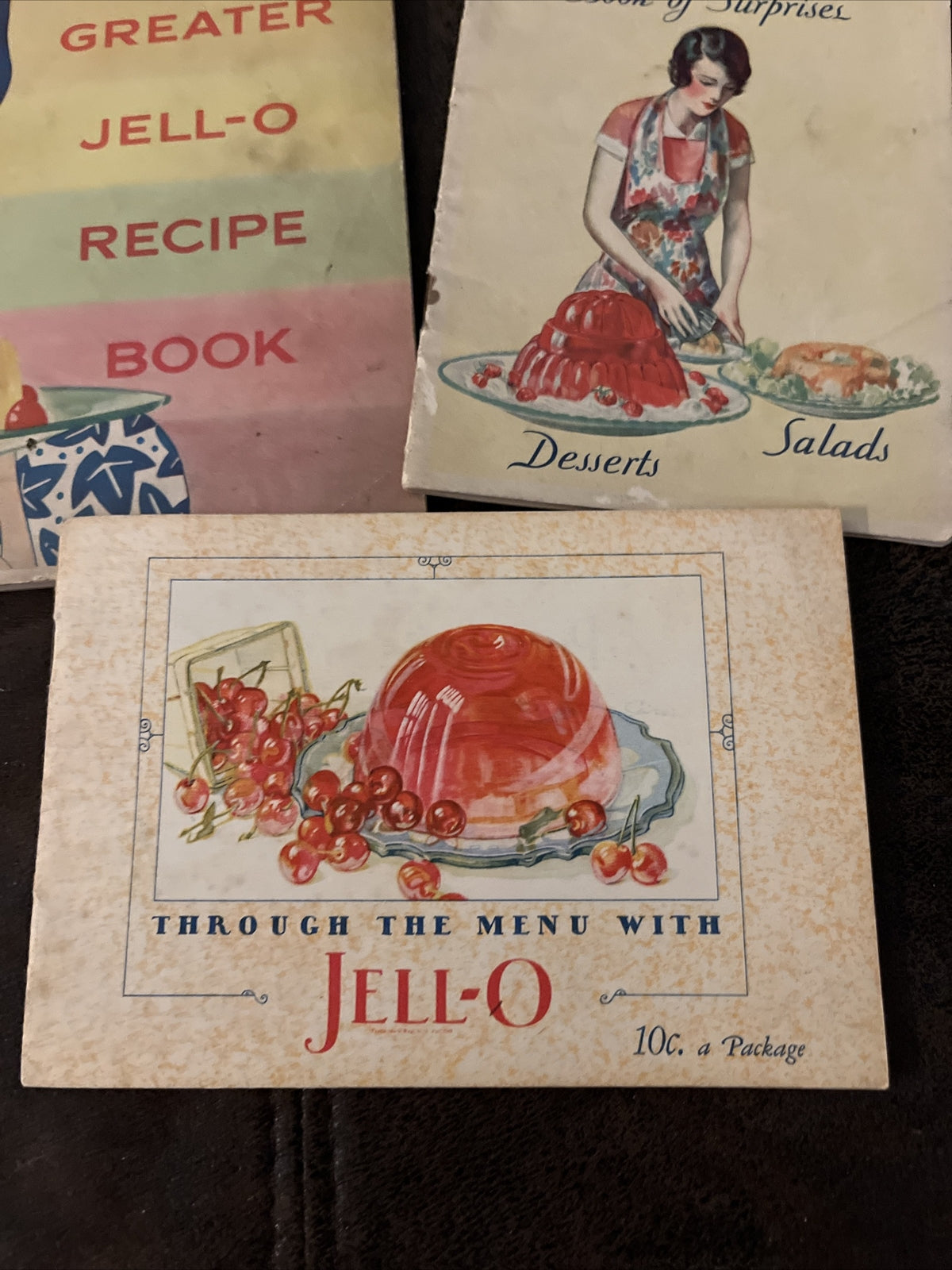 3 -Vintage Jello-O Booklets