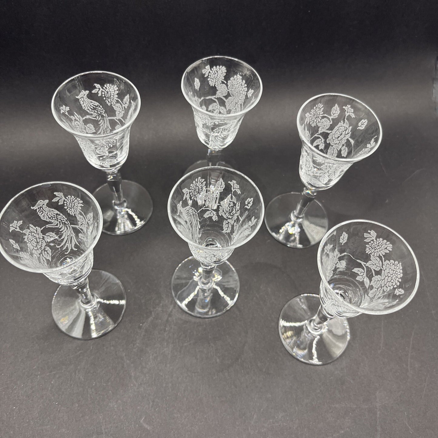 Morgantown Glass - Mayfair - Cordials - Set of 6