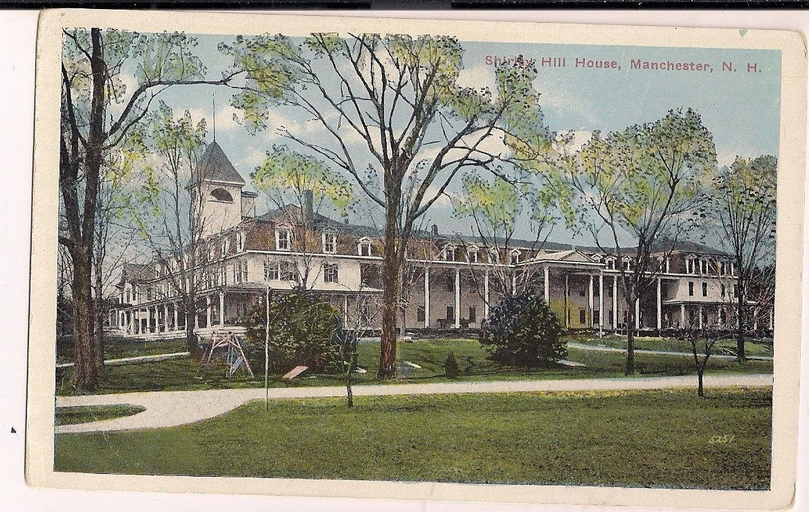 Shirley Hill House Manchester NH New Hampshire  Postcard