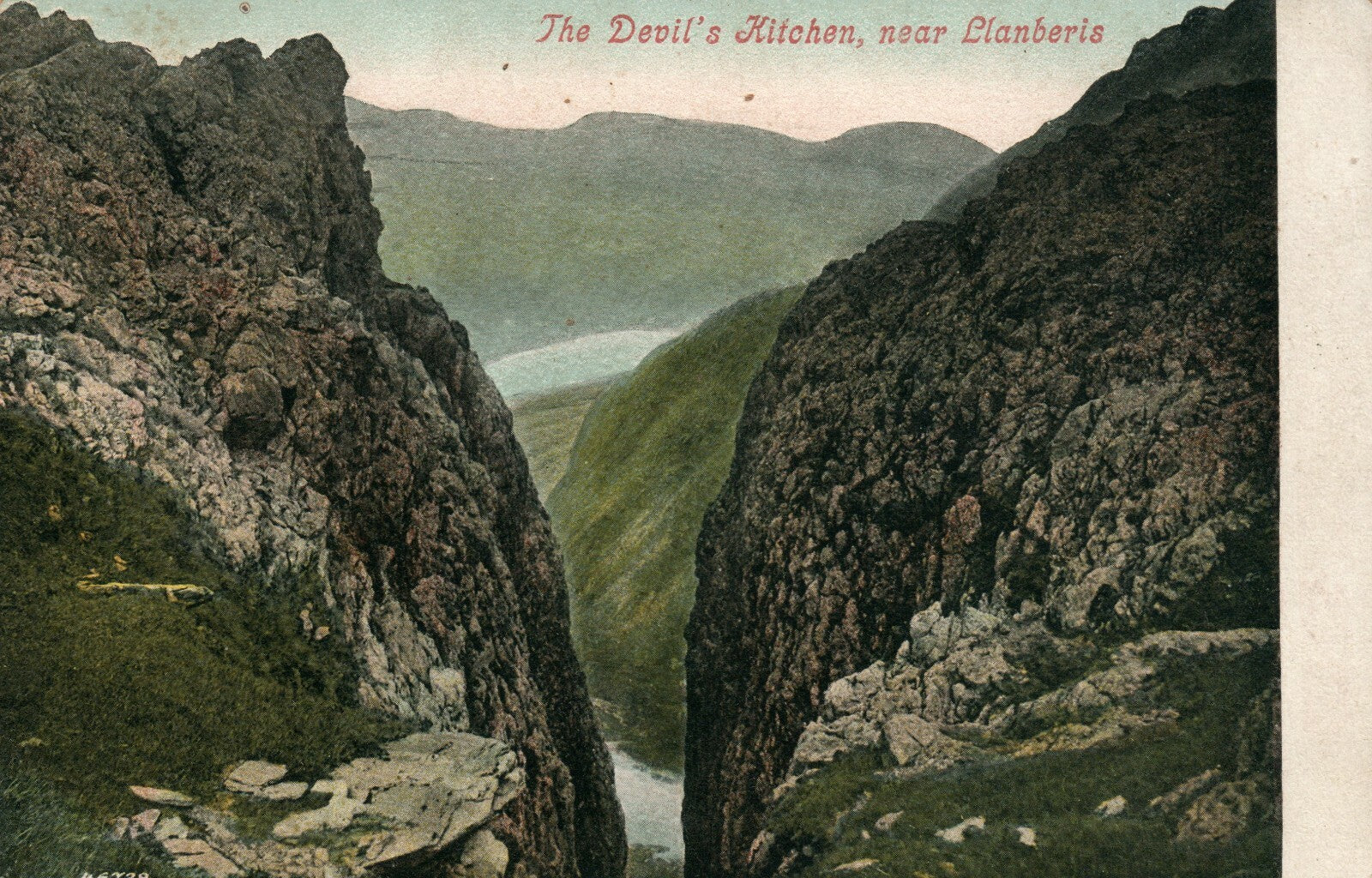 The Devils Kitchen Near Llanberis New York NY Postcard