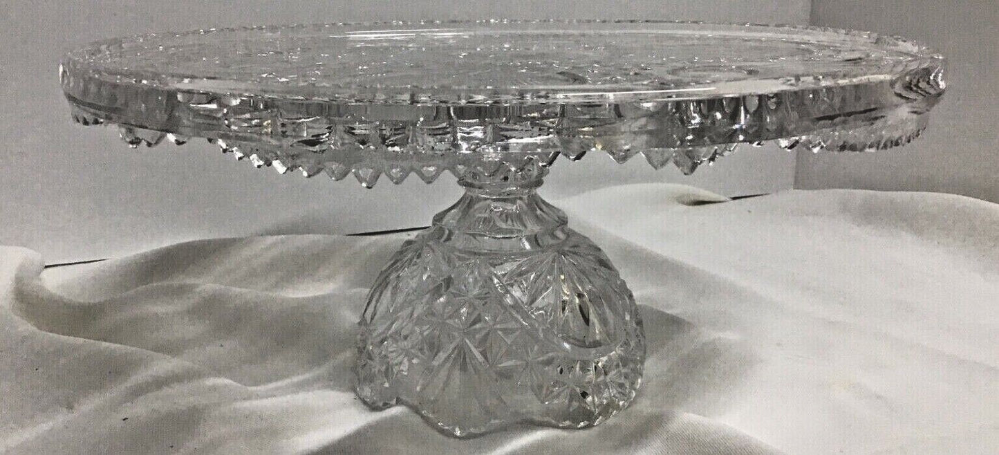 Hofbauer Brydes Crystal Cake Stand Plate