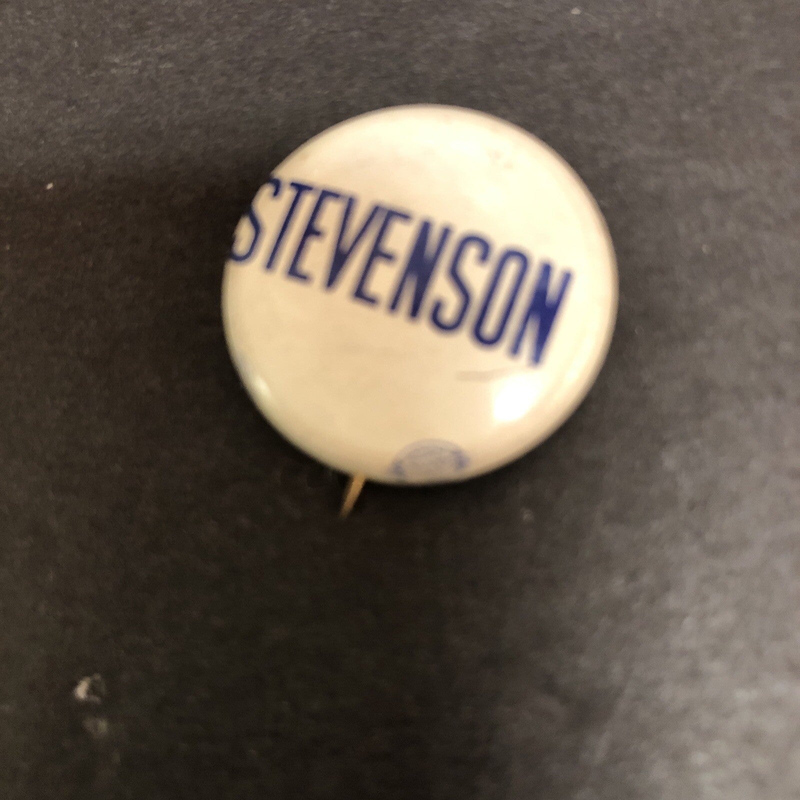 Stevenson Litho 1" Political Pin