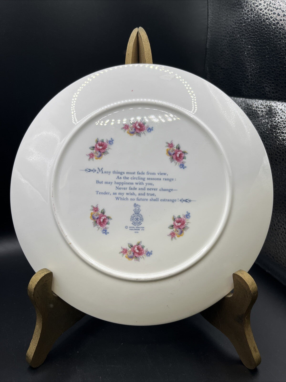 Vintage Royal Doulton “My Valentine” Plate 1976
