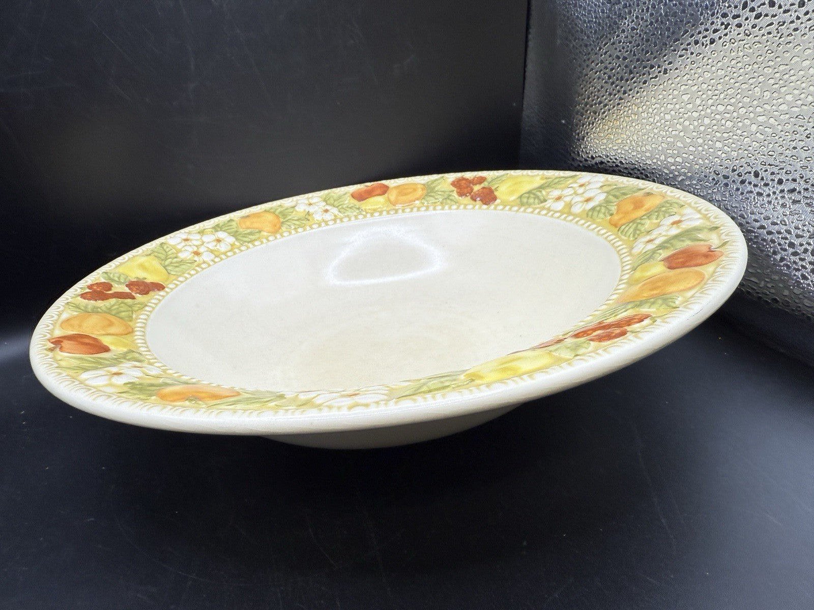 Vintage Della Robbia By Metlox Poppytrail Vernon Ware Serving Bowl