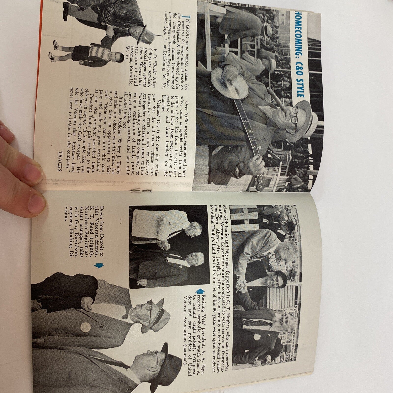 November 1956 TRACKS MAGAZINE CHESAPEAKE & OHIO RAILROAD RR TRAINS  