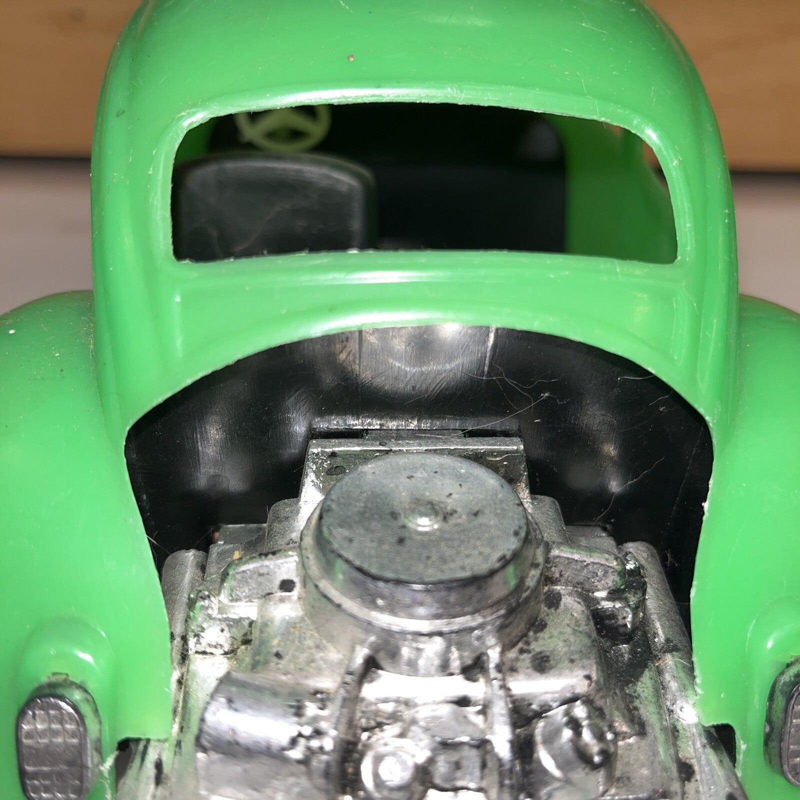1970 Hawk Model Co. Volkswagon VW Beetle Bug Plastic Toy Car
