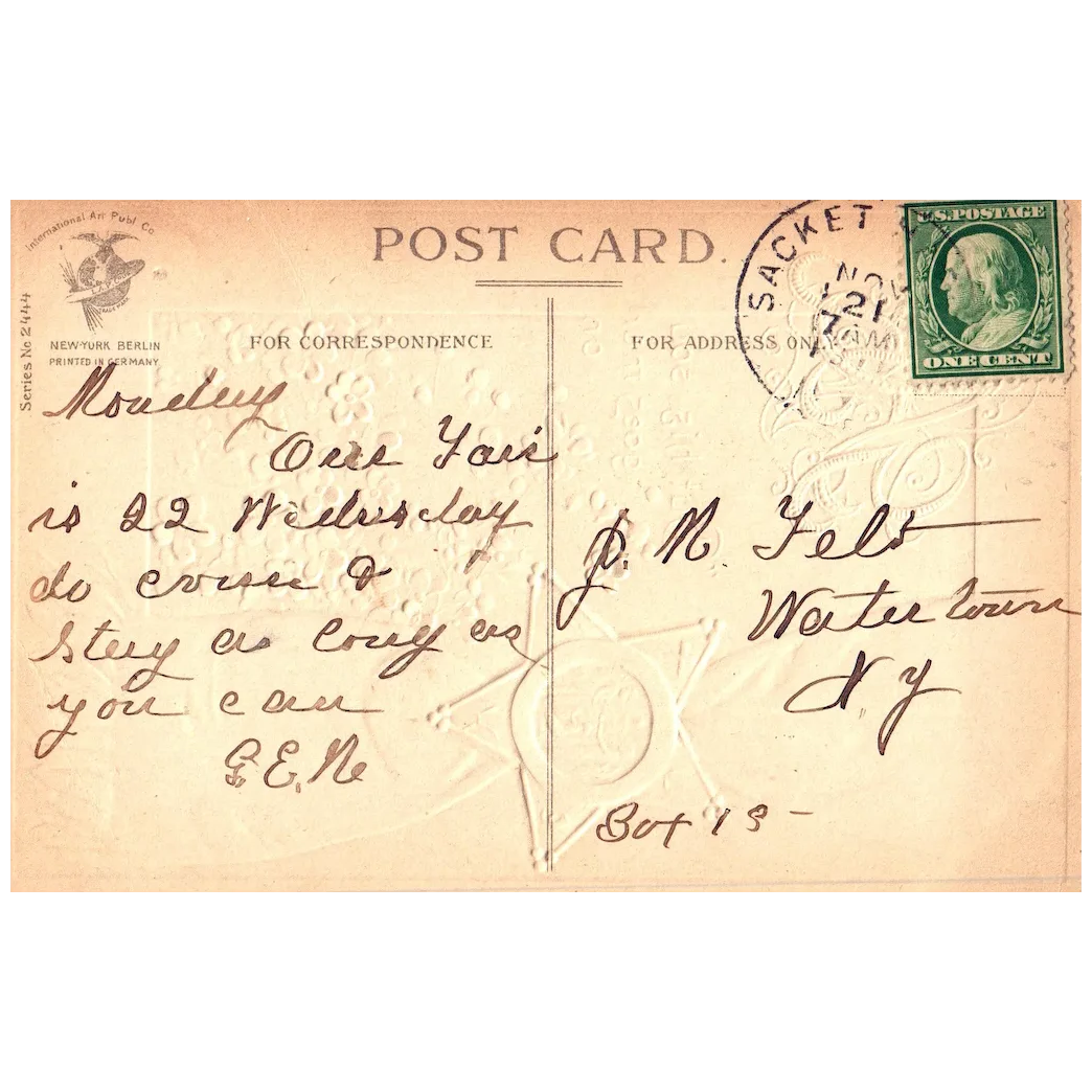 Clapsaddle GAR "But His Soul Goes Marching On" Memorial Patriotic Postcard