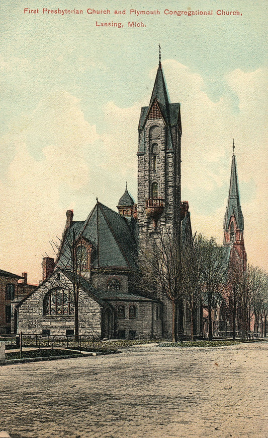 First Presbyterian Church Plymouth Congregational Church Lansing Michigan MI
