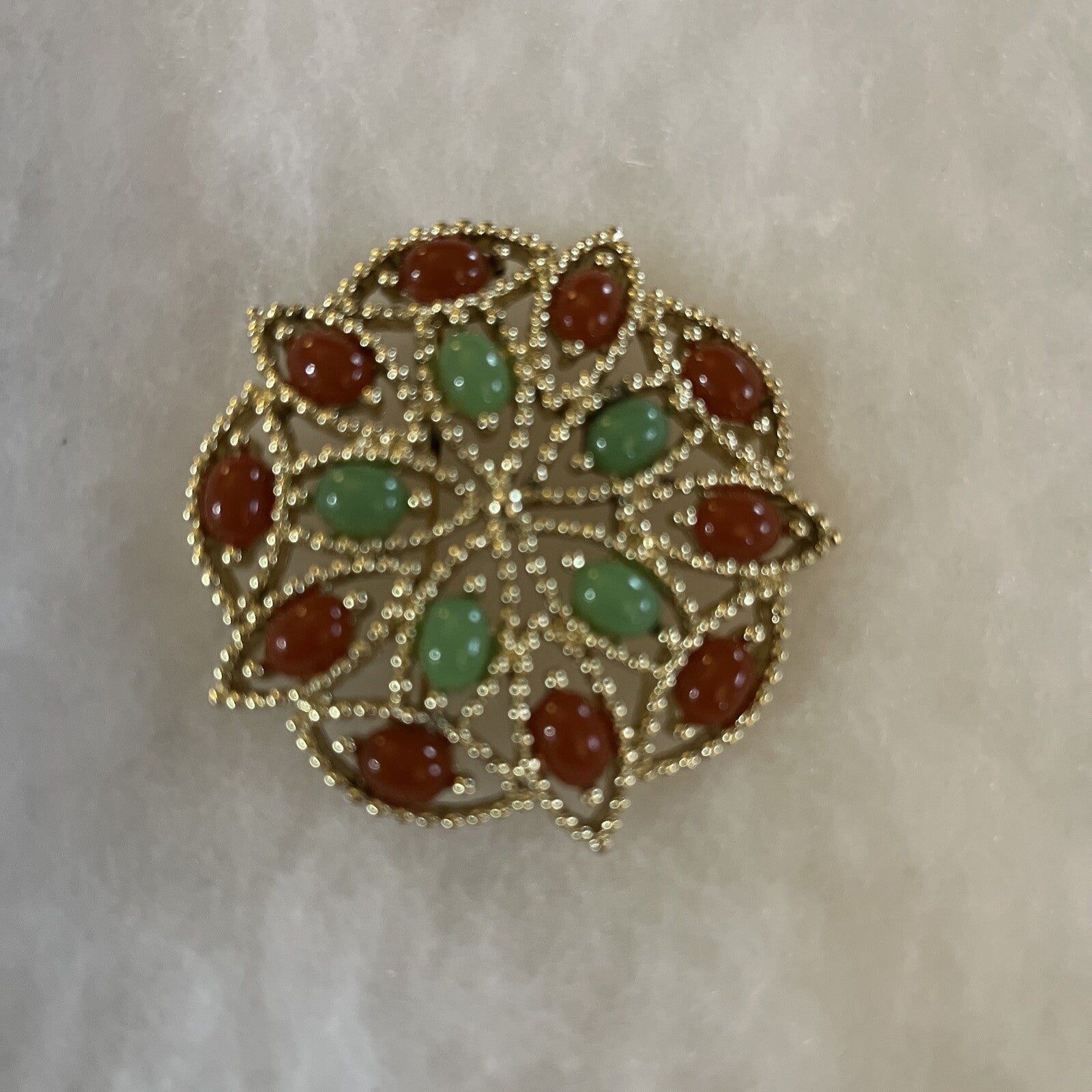 Vintage Sarah Coventry Acapulco Flower Brooch