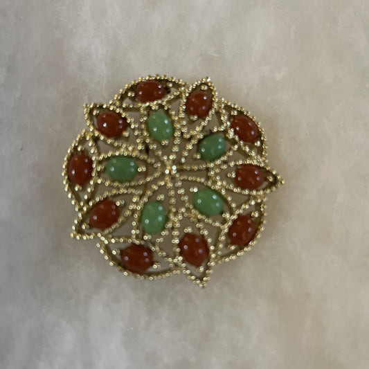 Vintage Sarah Coventry Acapulco Flower Brooch