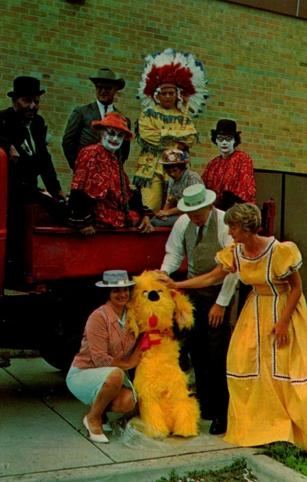 Hazel Park 2nd Annual Community Fair 1966 Costumes MI Mich Michigan Postcard