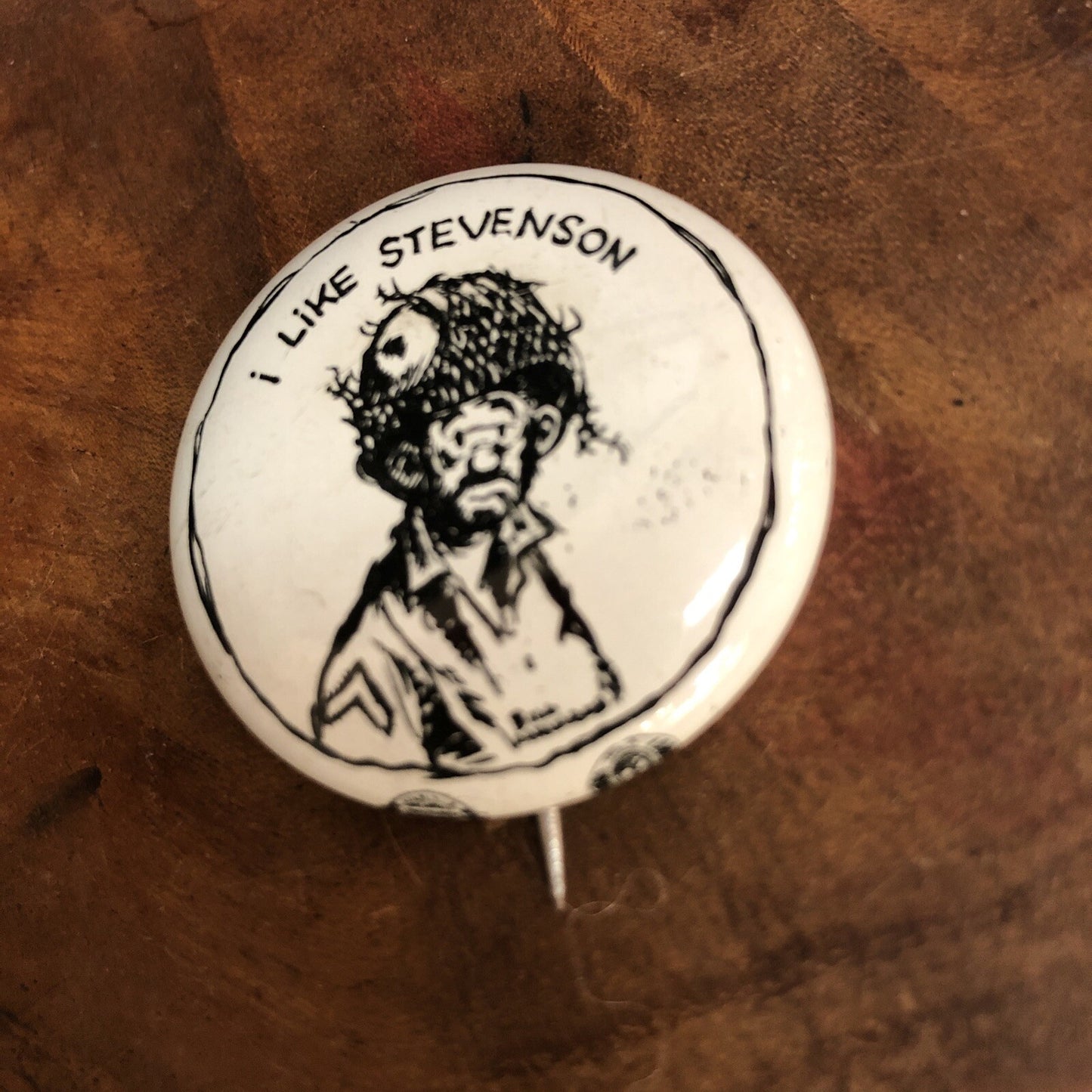 I Like Stevenson Litho 1-1/2"  Political Pin