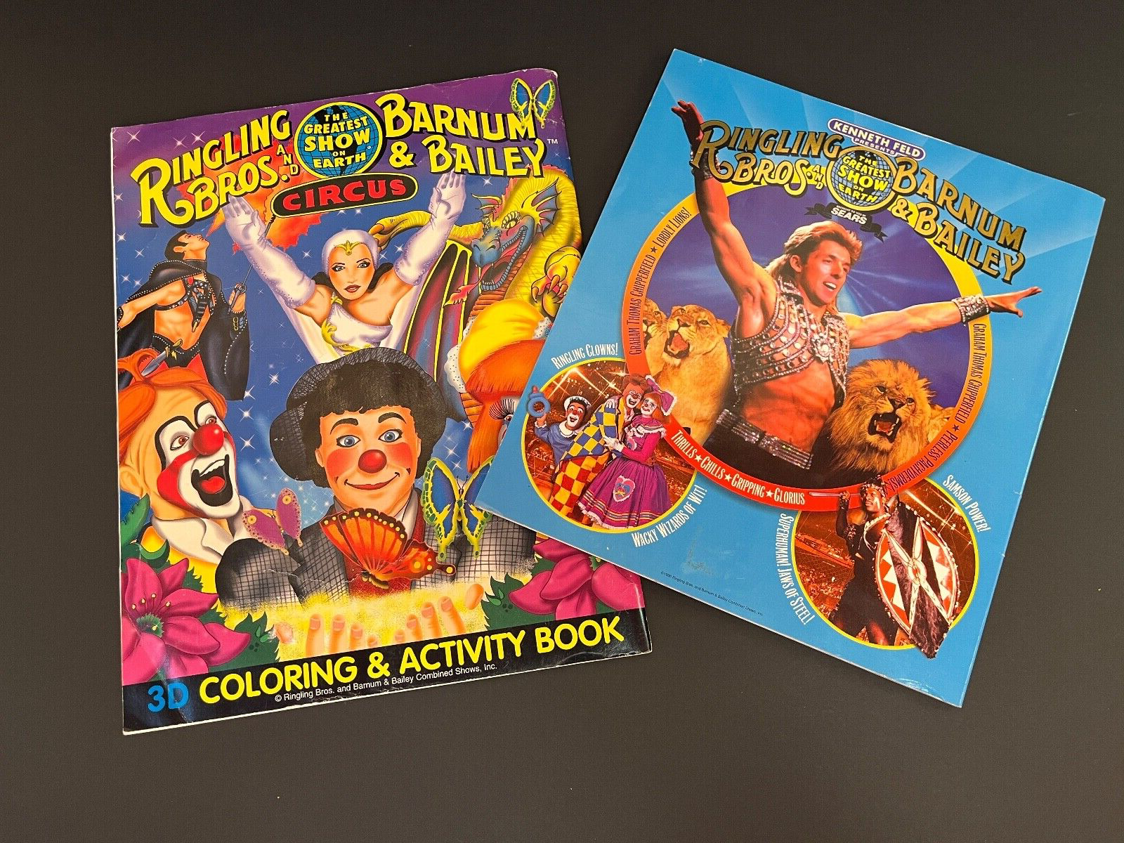 Barnum & Bailey Circus Magazine Book and 3D Coloring Book