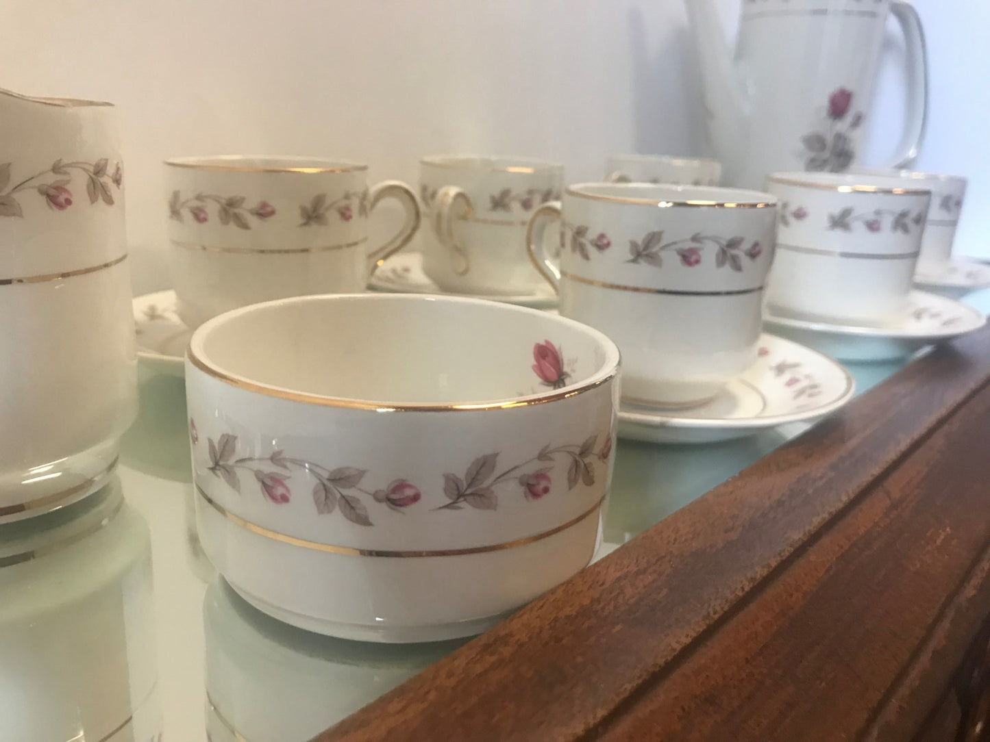Vintage Cocoa Set Avoca Brown 15 Piece Arklow