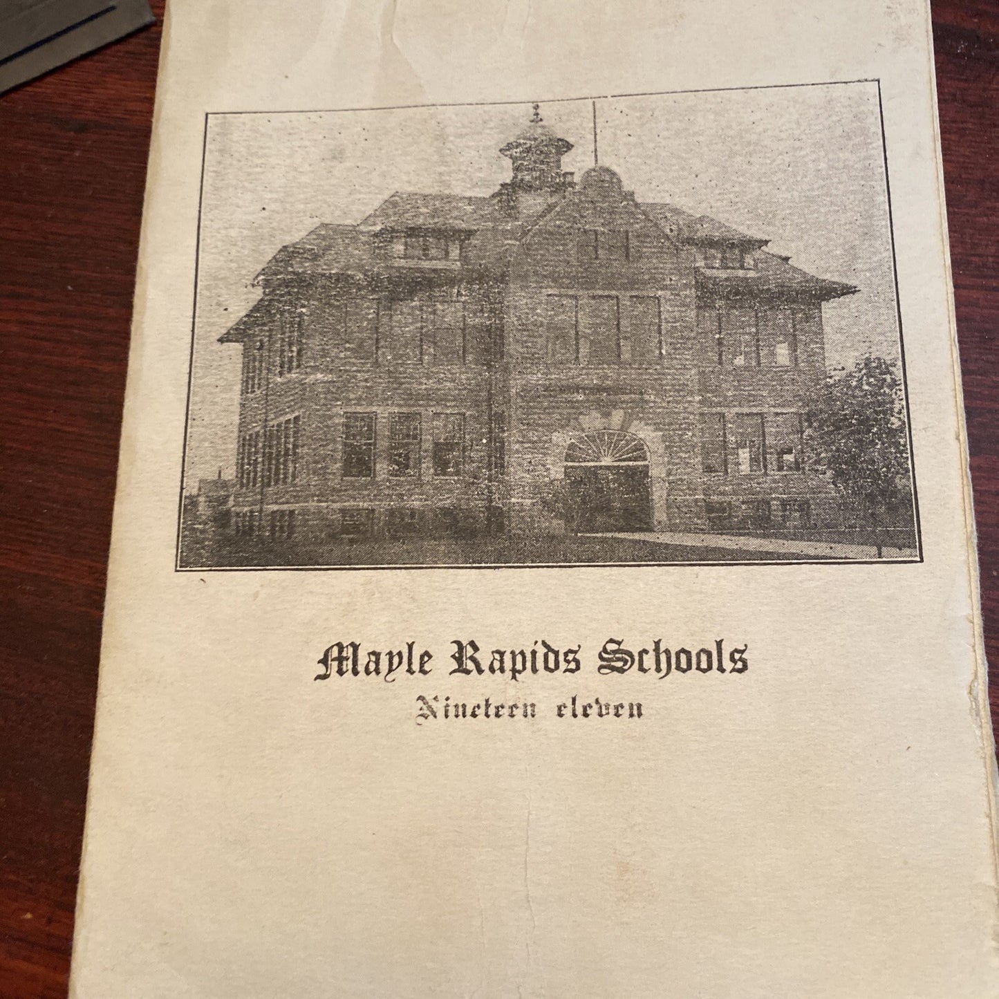 1800's+ Lot of 4 Maple Ridge Schools Graduation Alumni Collectible MI Michigan 
