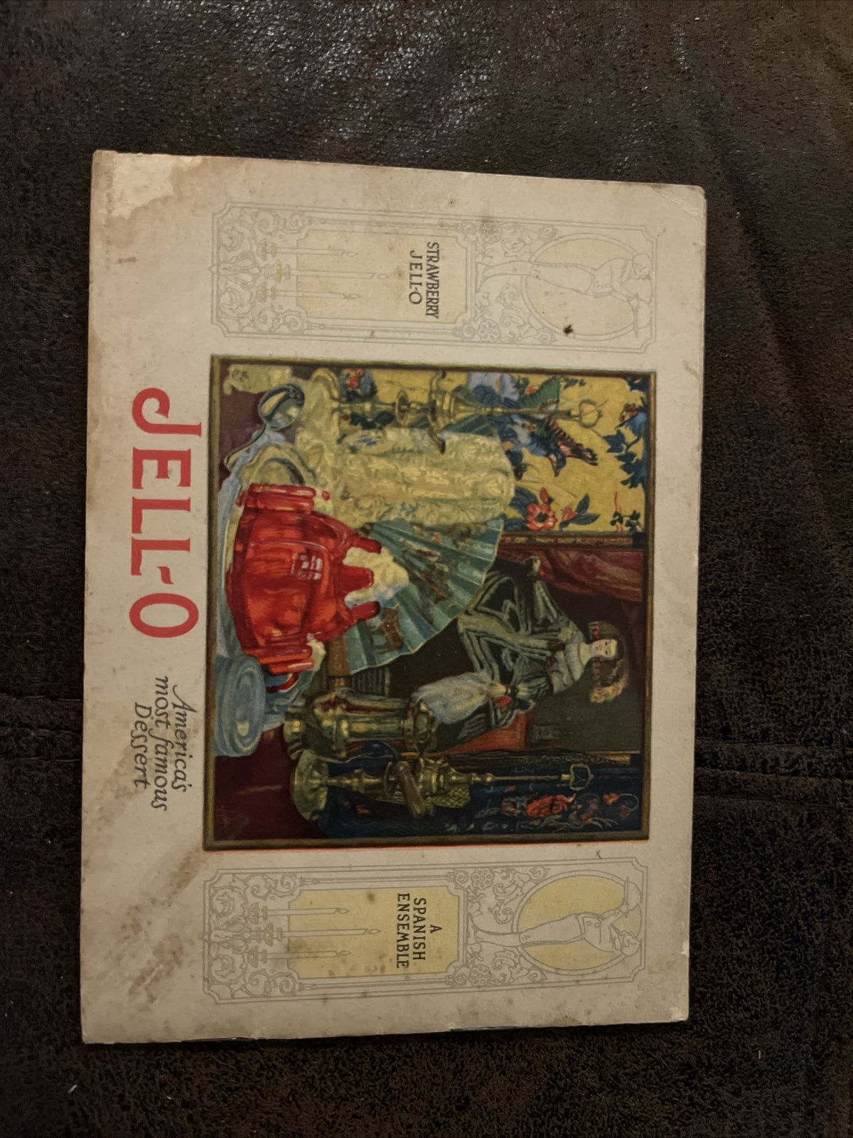 JELL-O AMERICA'S MOST FAMOUS DESSERT, Circa 1922, 18 pages, Great Color! bonus