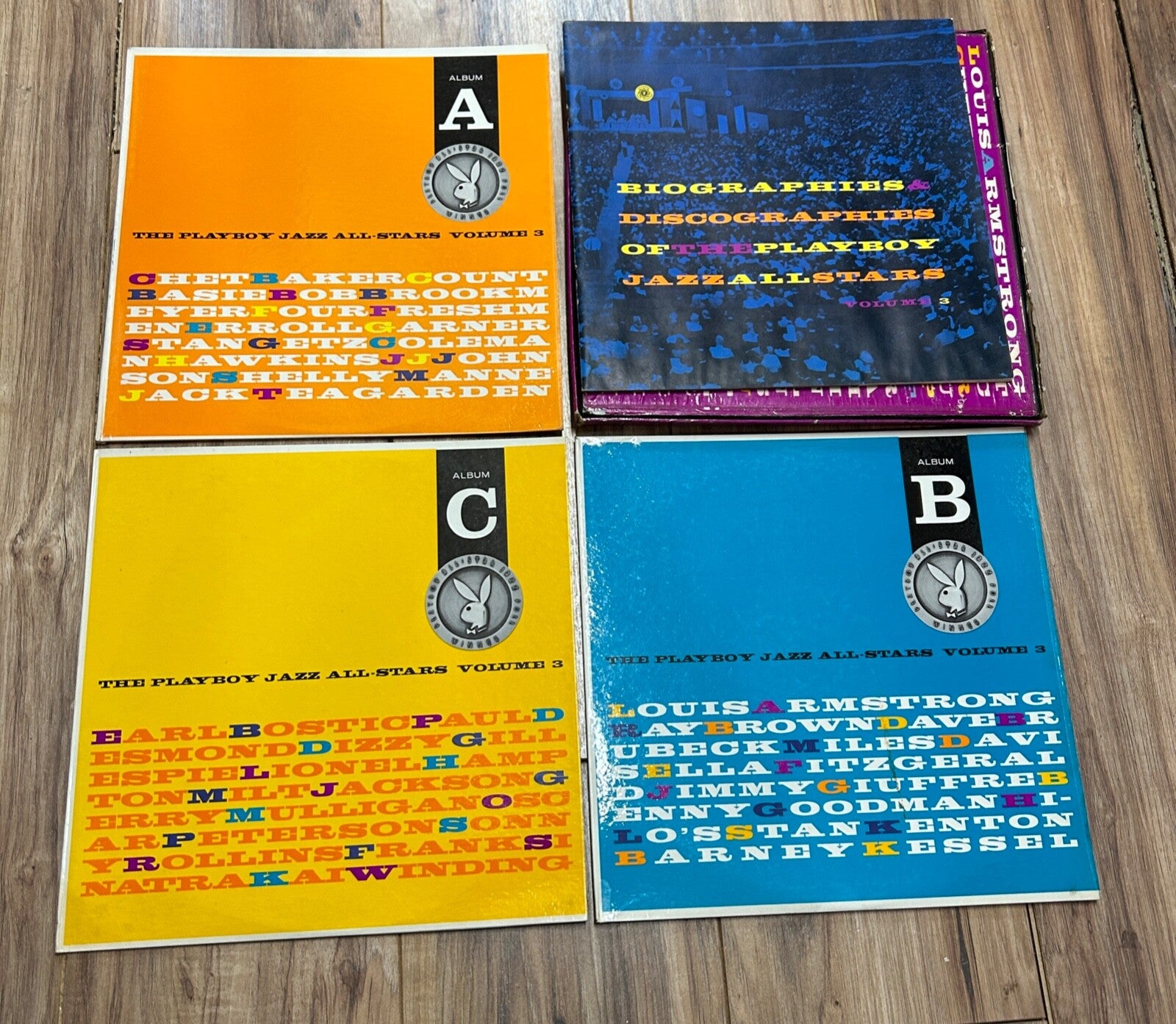 The Playboy Jazz All-Stars Volume 3 1960 3x Vinyl LP Album PB1959 Box Set Book +