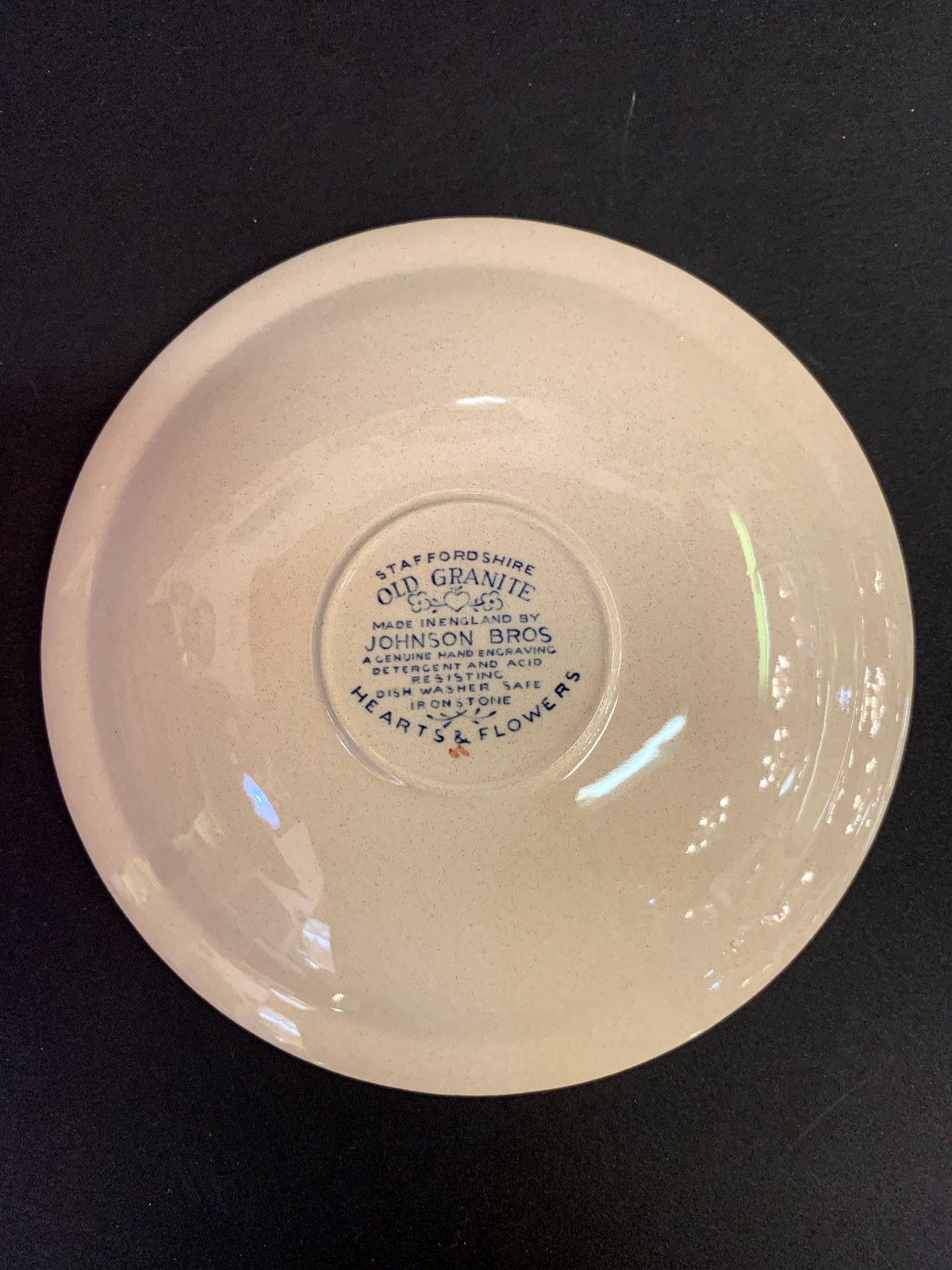 VTG Royal Staffordshire Avondale Ironstone J & G Meakin Blue Saucers