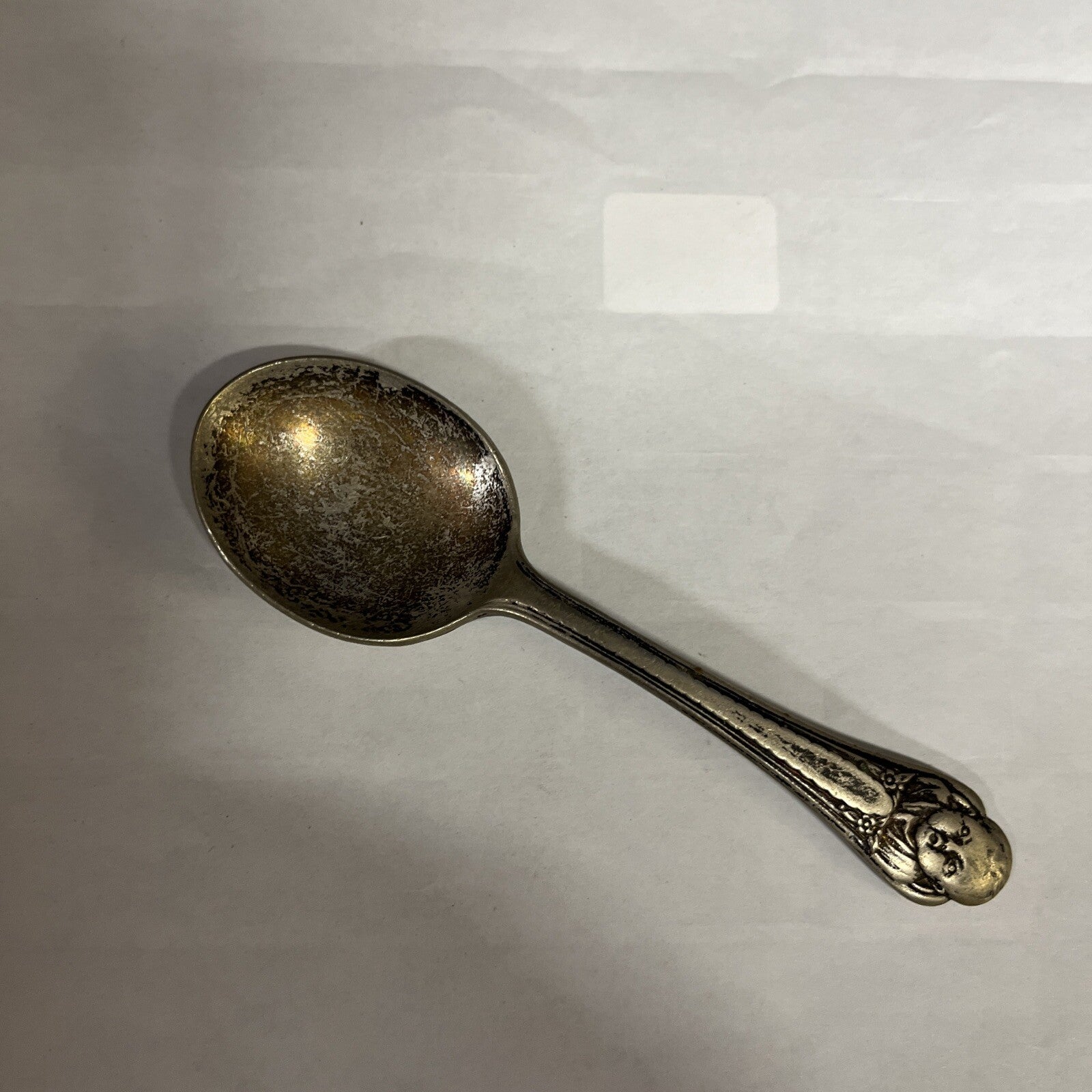 VINTAGE WINTHROP SILVER PLATE GERBER BABY SPOON