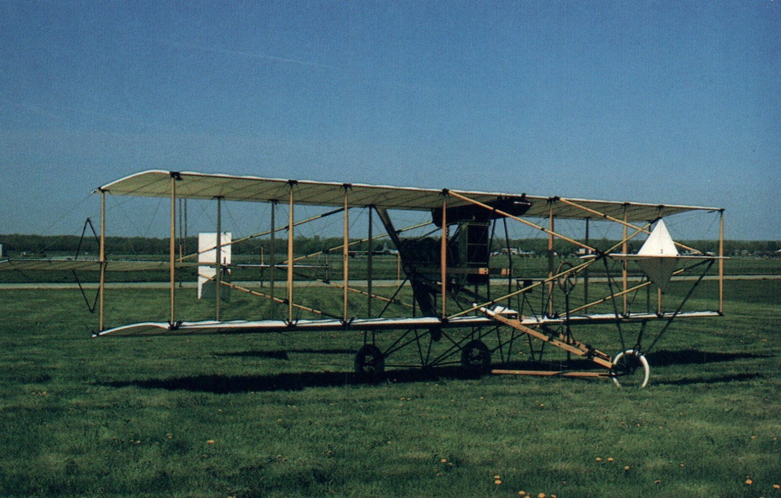 Curtiss 1911 Model D Type IV Pusher Airplane Postcard