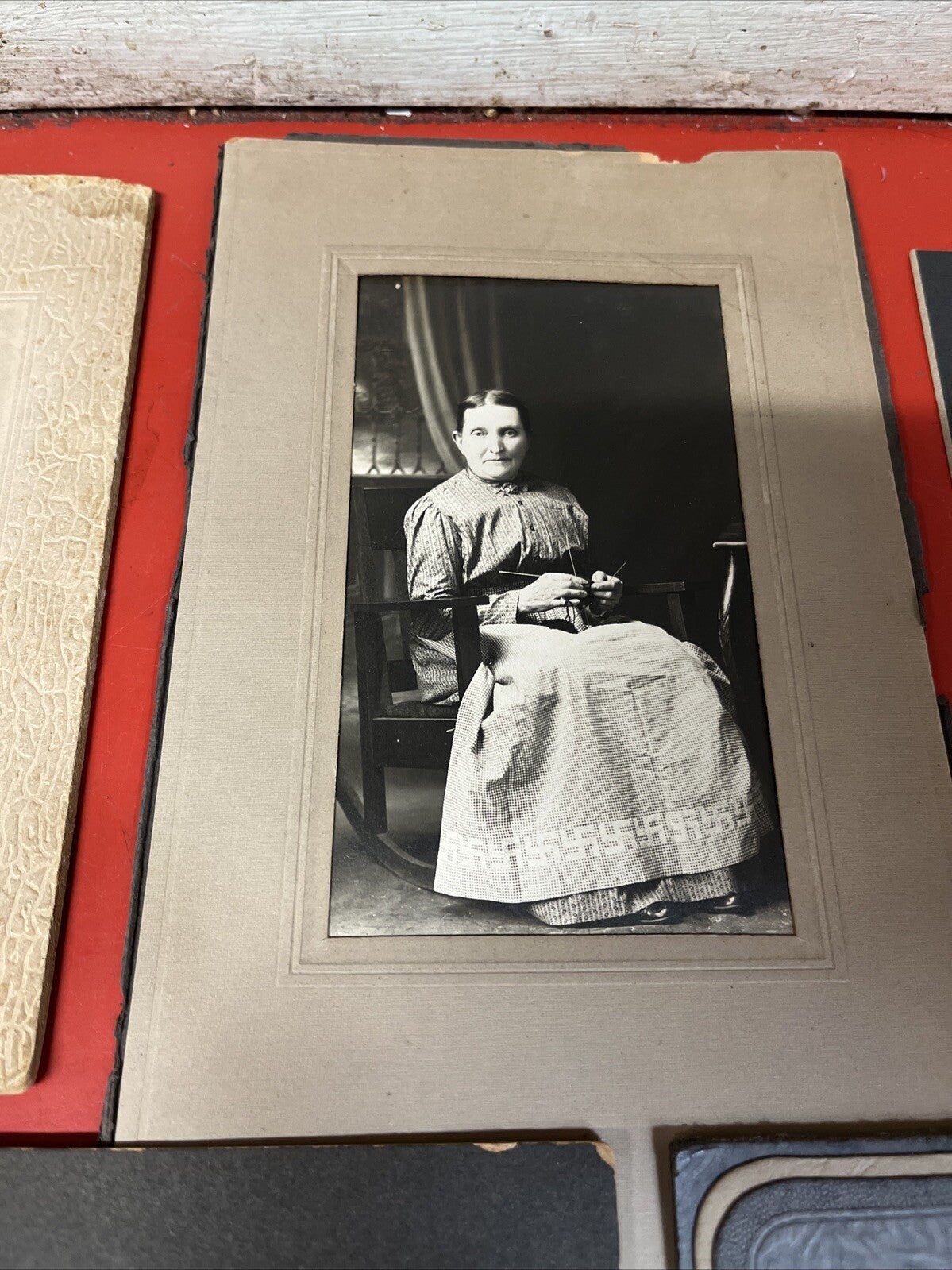 ANTIQUE 1900's ORIGINAL PEOPLE  PHOTO LOT OF 5