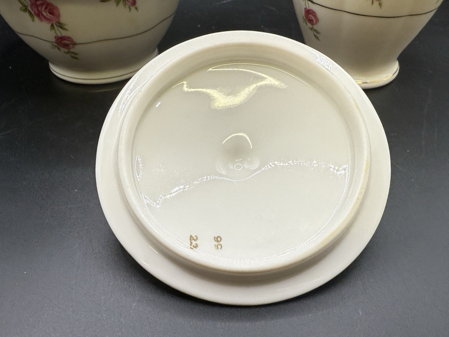 Theodore Haviland Delaware  Pink Roses New York Cream & Sugar