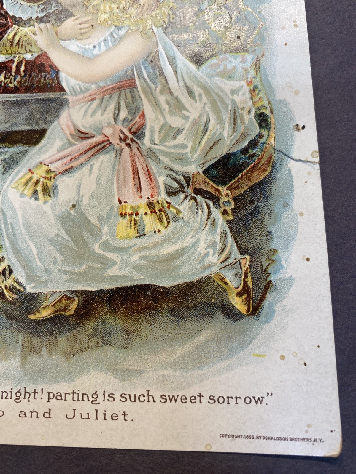 1895 Bucklen Shakespearean Series 1 Trading Advertising Trade Card