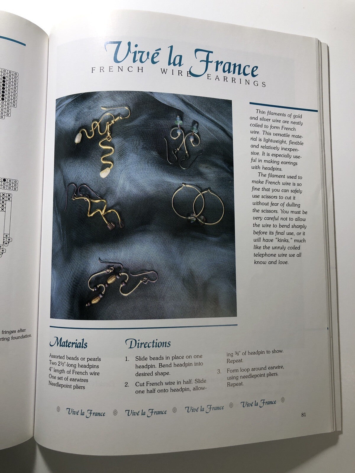 Beadwork Basics by Ann Benson All About Beads Reference Book