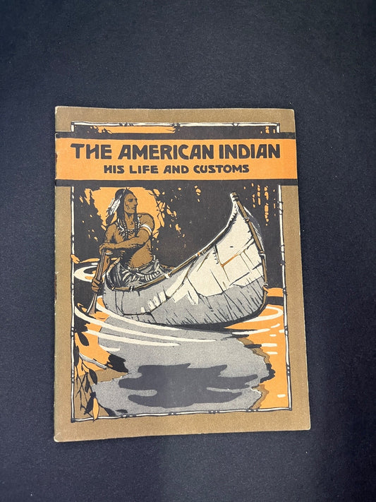 Vintage  "The American Indian" John Hancock Life Insurance Ad Book