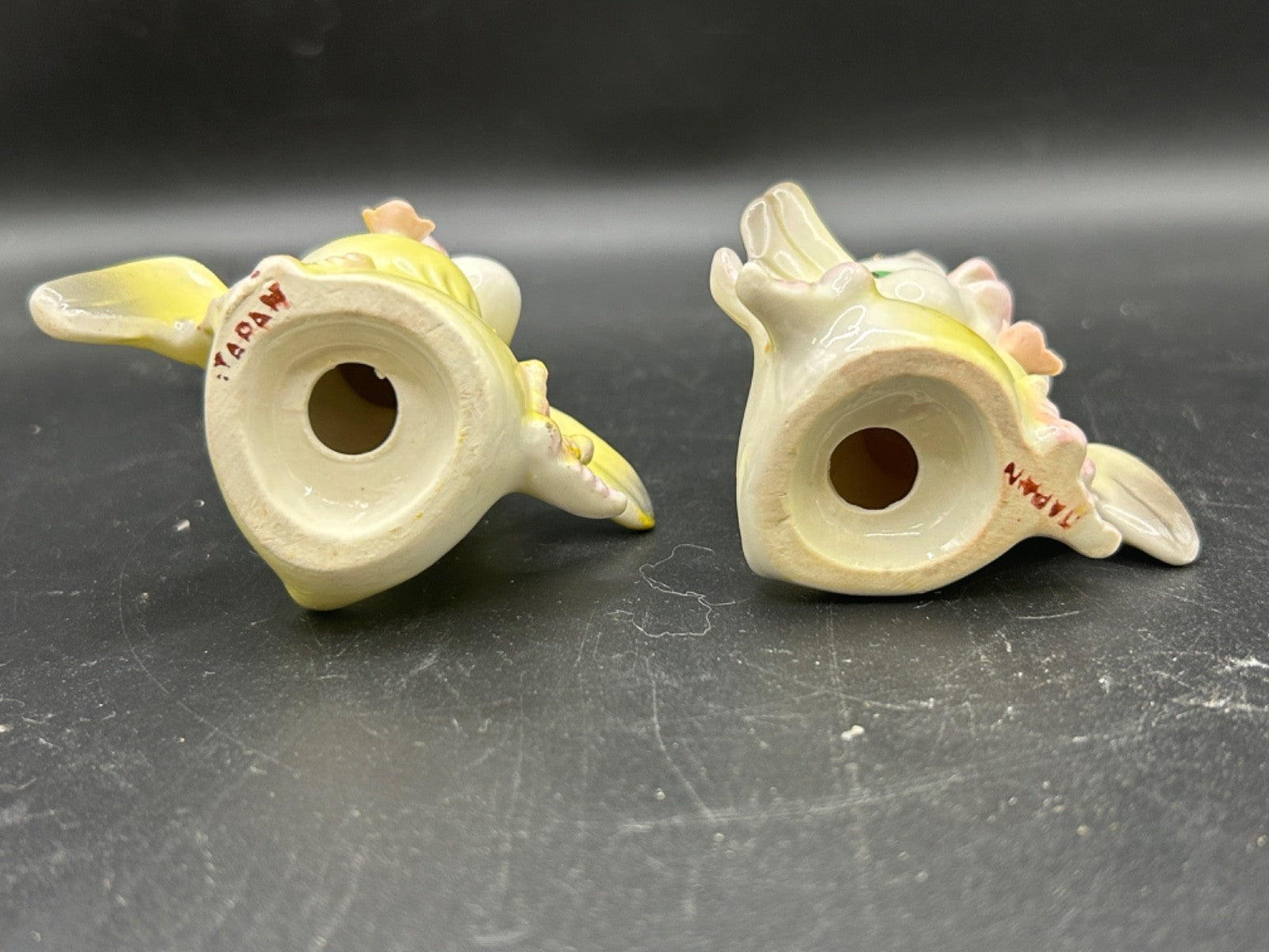 VTG Baby Birds Chicks Anthropomorphic Salt & Pepper Shakers JAPAN