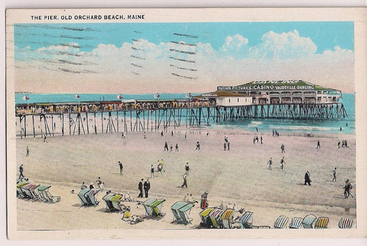 The Pier Old Orchard Beach ME Maine  Postcard